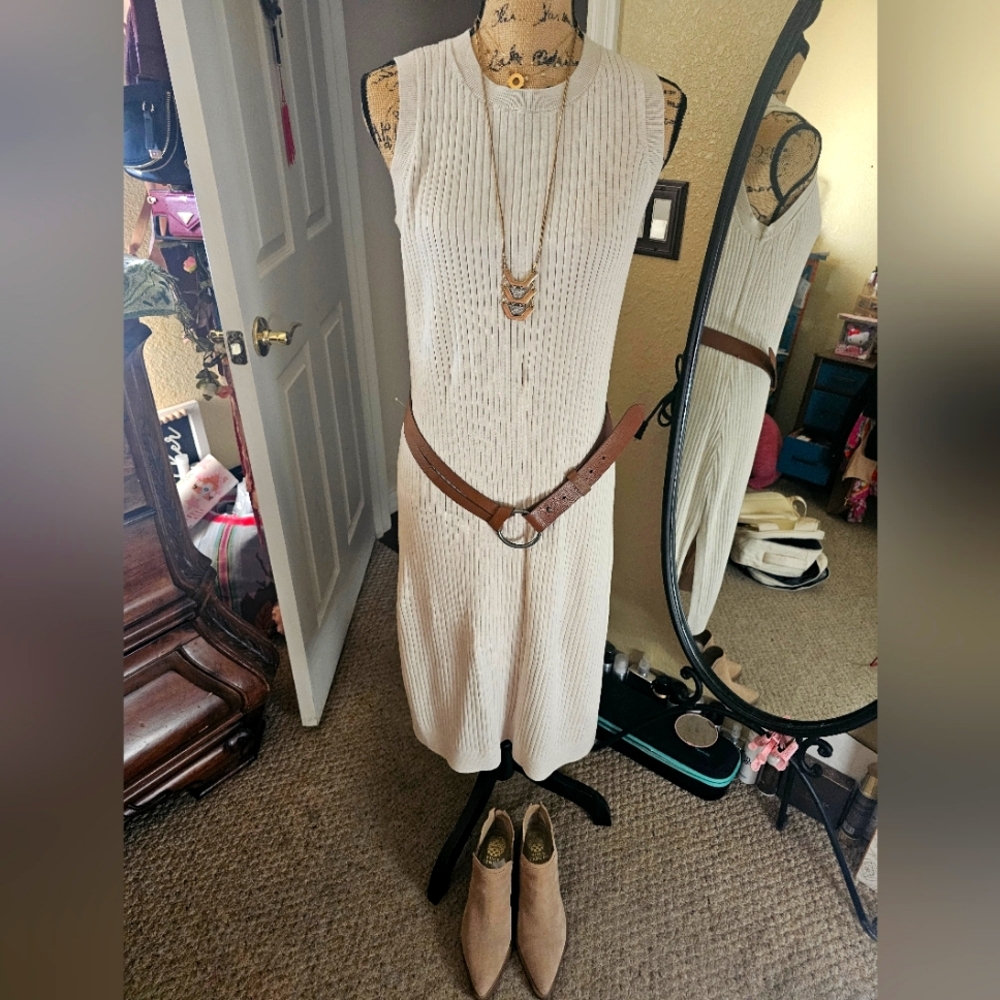 Sweater dress, long